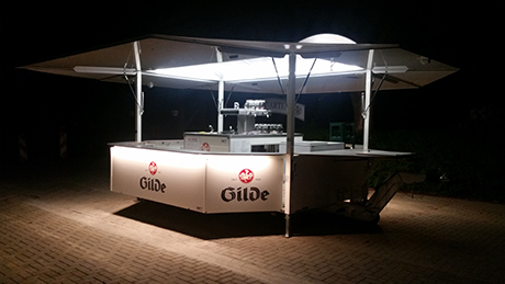 eventservice stand bei nacht